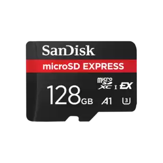 SanDisk microSD Express 128GB Front
