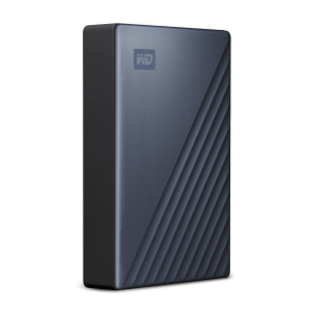 My Passport Ultra 4TB Blue Left Angled