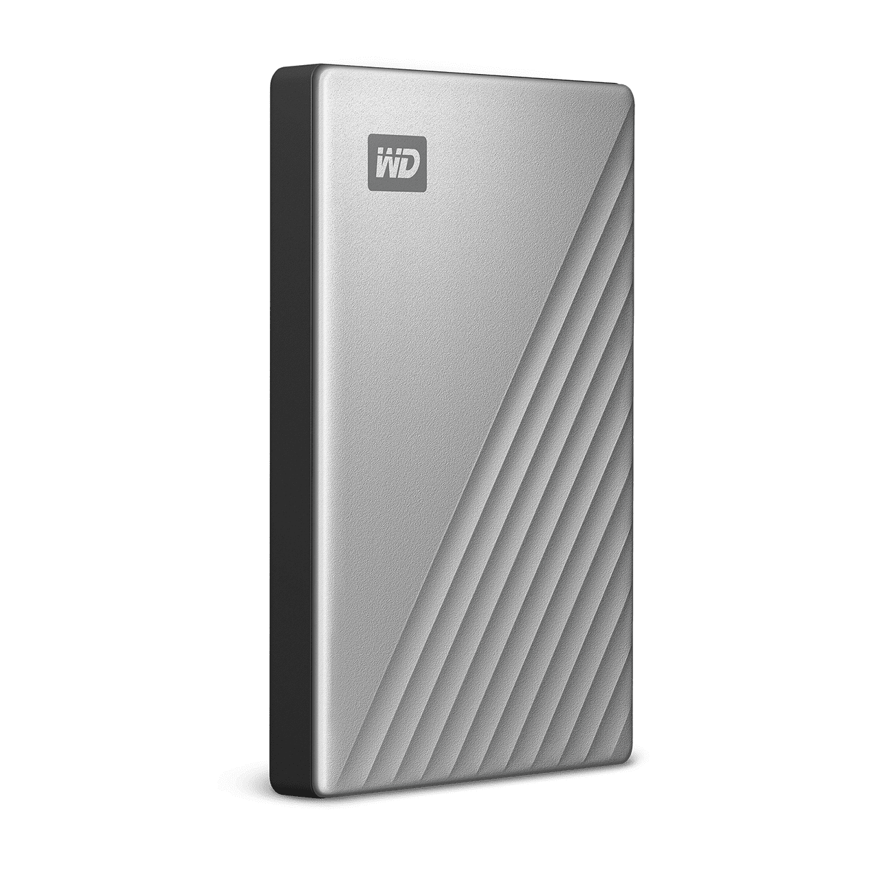 My Passport Ultra 1TB Silver Left Angled