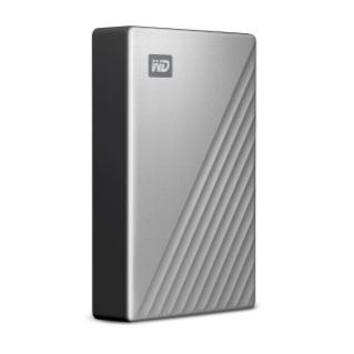 My Passport Ultra 4TB Silver Left