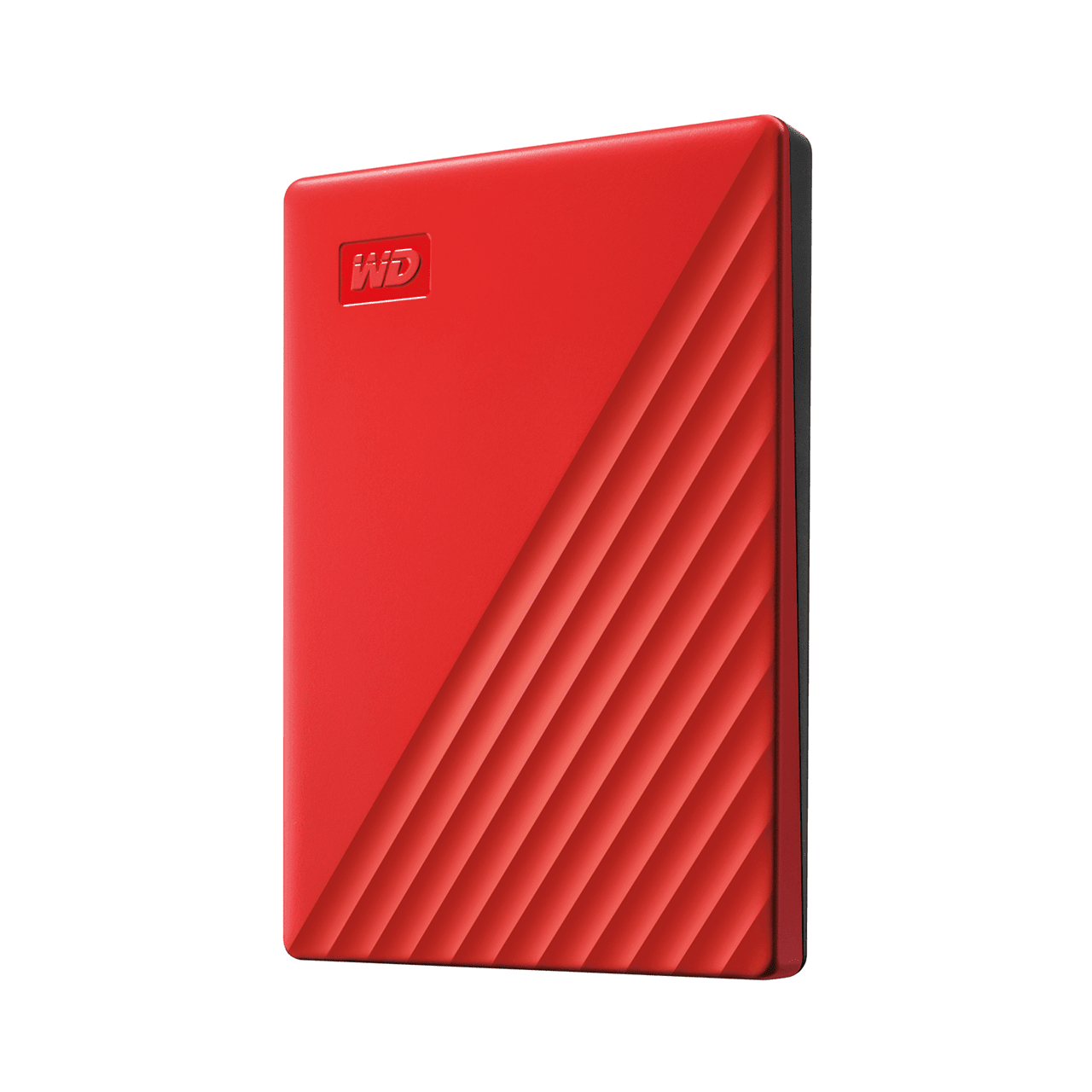 MyPassport-1-2TB Red Left Angled