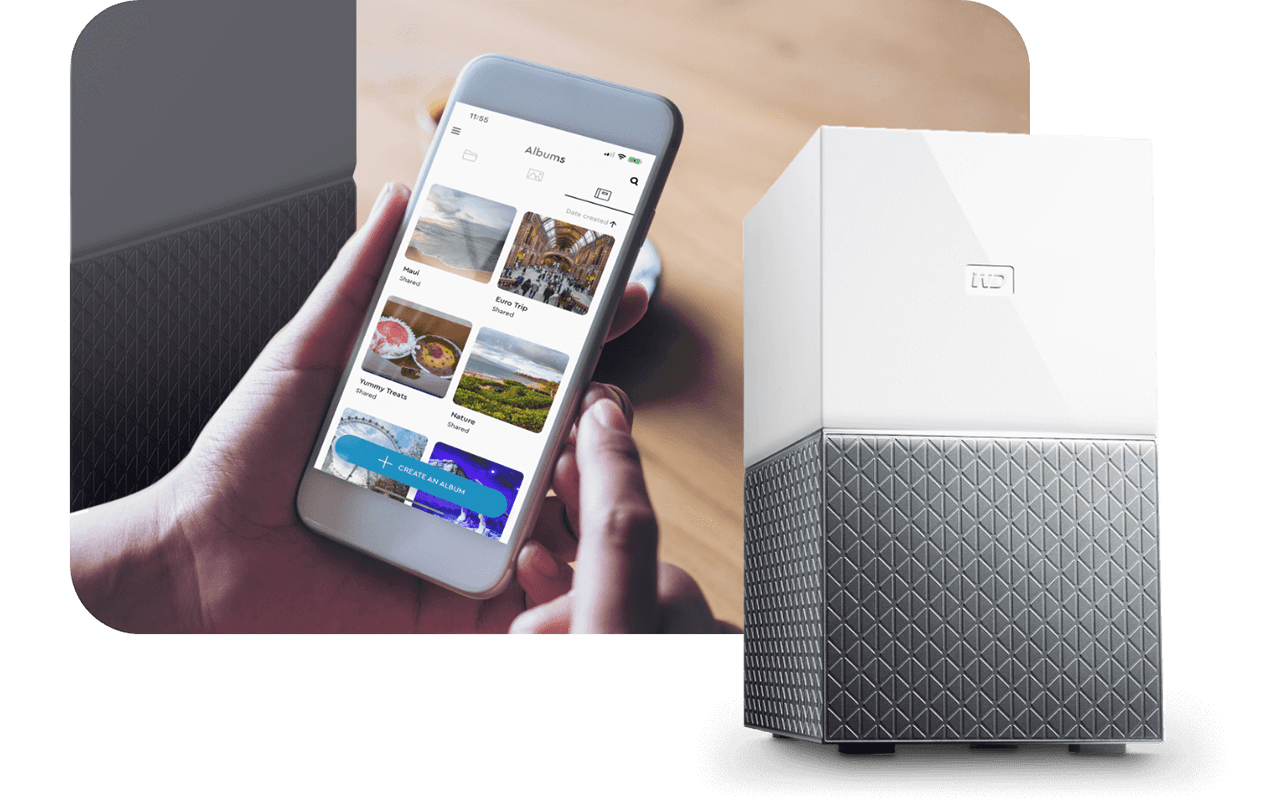 WD My Cloud Home Duo-NAS für Privatanwender